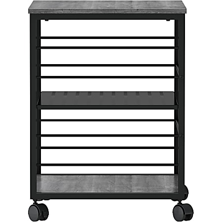 Lorell Deskside Mobile Machine Stand - 200 lb Load Capacity - 26.5