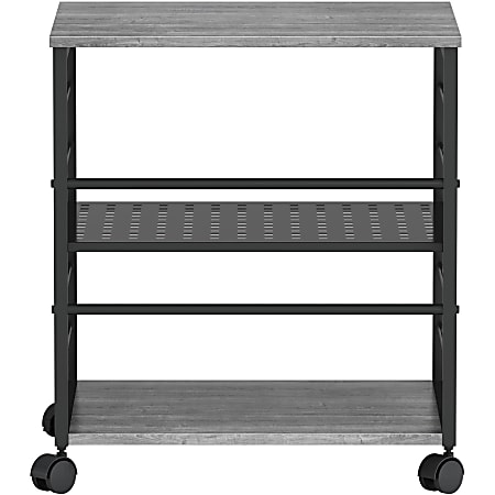 Lorell Deskside Mobile Machine Stand - 200 lb Load Capacity - 26.5