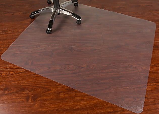 Mammoth Office Products Chair Mat For Hard Floors, 48" x 60", Clear