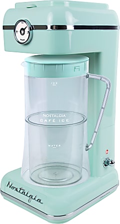 Nostalgia Electrics Classic Retro 3 Qt Iced Tea & Coffee Brewing System With Plastic Pitcher, Aqua