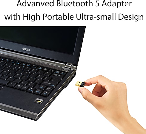 Asus Usb Bt500 Bluetooth 5 0 Usb Adapter Office Depot