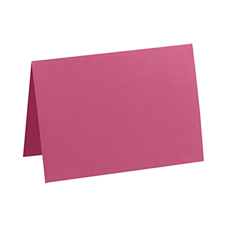 LUX Folded Cards, A9, 5 1/2" x 8 1/2", Magenta, Pack Of 500