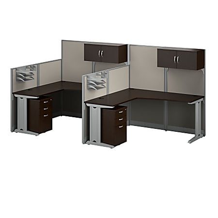 L shaped cubicle outlet