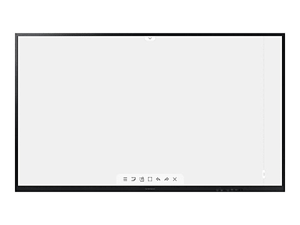 Samsung Advanced Digital Whiteboard WM75A - 75" Diagonal Class WMA Series LED-backlit LCD display - interactive - with touchscreen (multi touch) - 4K UHD (2160p) 3840 x 2160 - New Edge Backlight - charcoal black