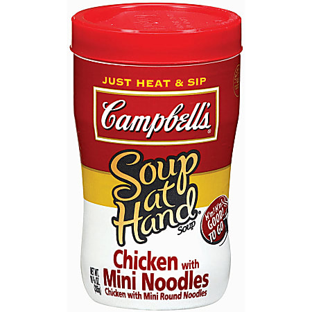 Campbell's Soup At Hand®, Chicken With Mini Noodles, 10.75 Oz, Box Of 8