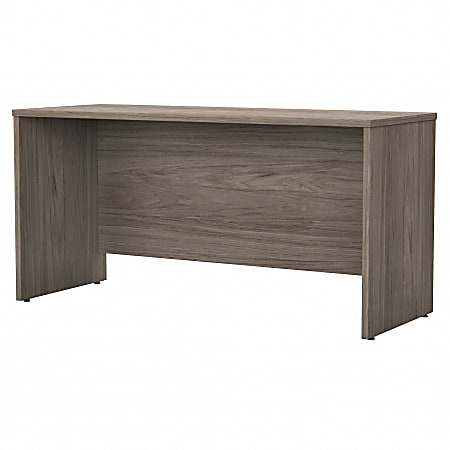 Bush Business Furniture Studio C 60"W Computer Desk Credenza, Modern Hickory, Standard Delivery