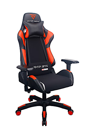 Raynor® Energy Pro Gaming Chair, Black/Red