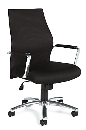 Offices To Go™ Mesh Mid-Back Chair, 41&quot;H x