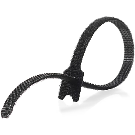 VELCRO Brand VELCRO Brand Reusable Self Gripping Cable Ties Tie Black 25  Pack - ODP Business Solutions