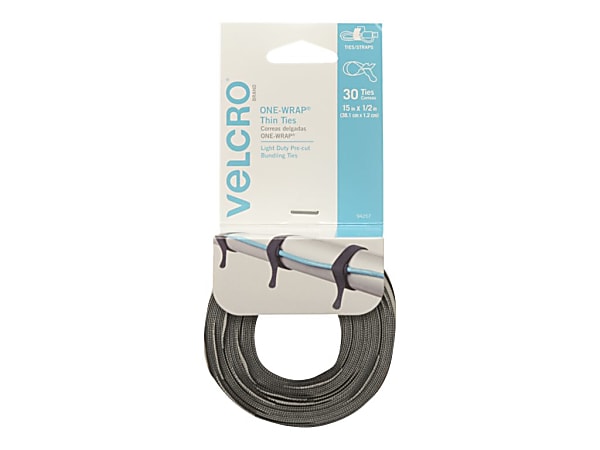 50' Roll of Velcro Cable Wrap (3/4 Width), Cut to length as required,  Black