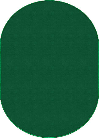 Flagship Carpets Americolors Rug, Oval, 12' x 18', Clover Green