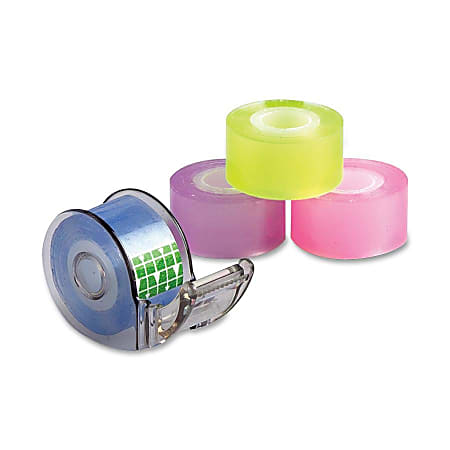 Baumgartens Mini Tape Dispenser - 3" Core - 4 / Pack - Assorted