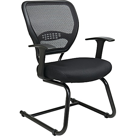 Office Star&trade; Matrex Mesh Back Guest Chair, Black
