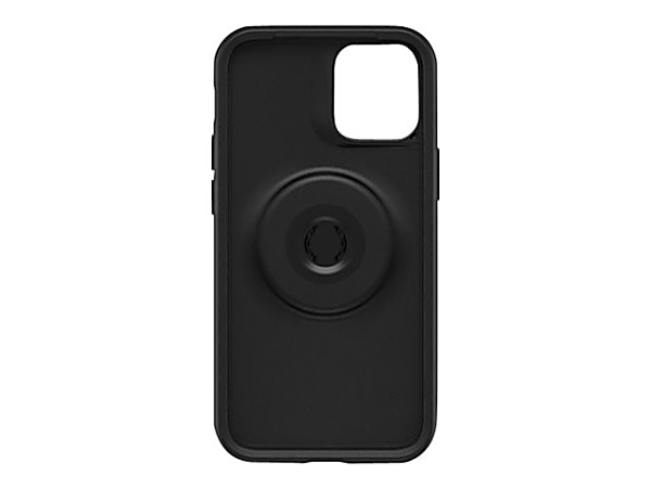 OtterBox Otter + Pop Symmetry Series - ProPack Packaging - back cover for cell phone - black - for Apple iPhone 12 mini