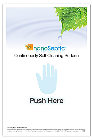Nanoseptic Door Handle Wraps, 9" x 6", Set Of 25 Wraps