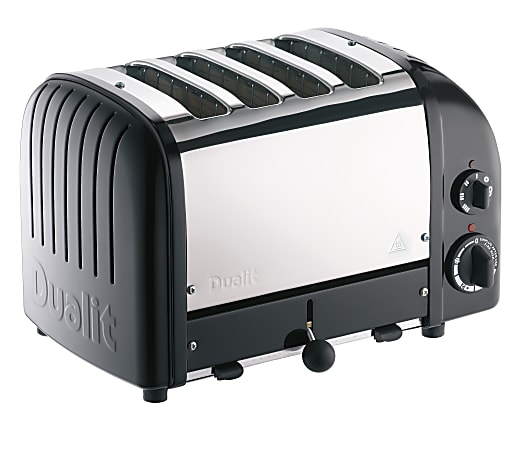 Dualit® NewGen Extra-Wide-Slot Toaster, 4-Slice, Matte Black