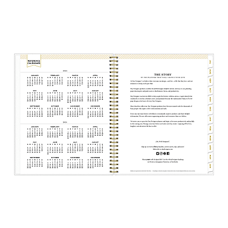 2023 2024 Day Designer Elle Frosted Polypropylene WeeklyMonthly