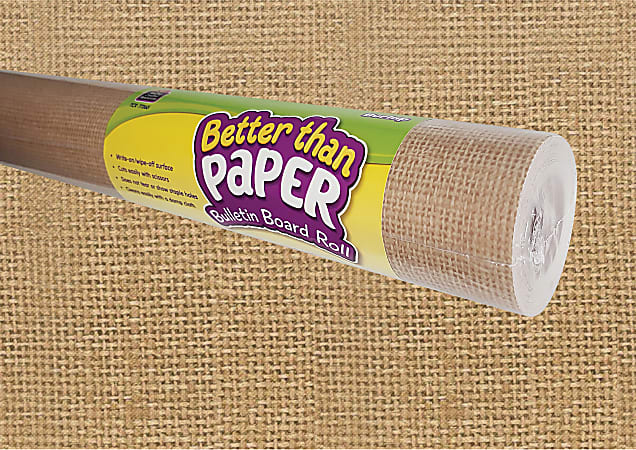 Teacher Created Resources Better Than Paper Bulletin Board Paper Rolls 4 x  12 White Pack Of 4 Rolls - Office Depot