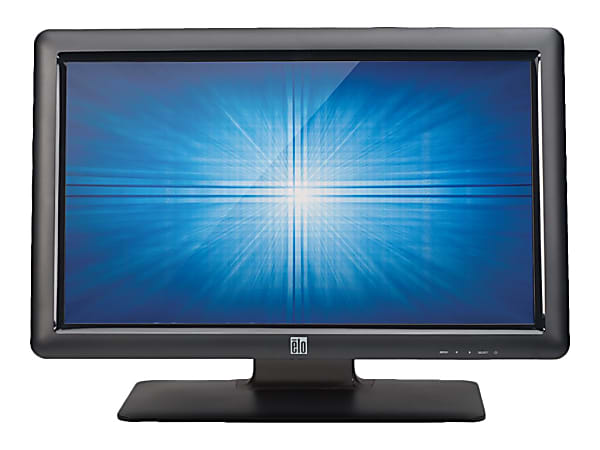 Elo 2201L - LED monitor - 22" (21.5" viewable) - touchscreen - 1920 x 1080 Full HD (1080p) @ 60 Hz - 250 cd/m² - 1000:1 - 14 ms - DVI-D, VGA - speakers - black