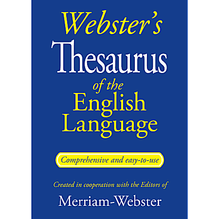 Webster's Thesaurus Of The English Language