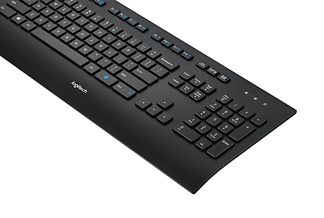 Logitech Corded Keyboard Black K280E - Office Depot
