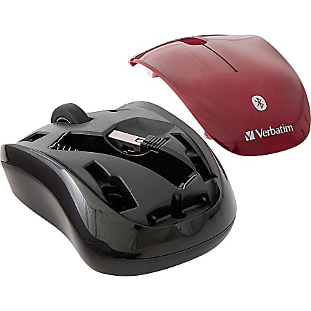Bluetooth Wireless Tablet Multi-Trac Blue LED Mouse - Garnet - Blue LED - Wireless - Bluetooth - Garnet - 1 Pack - 1600 dpi - Symmetrical