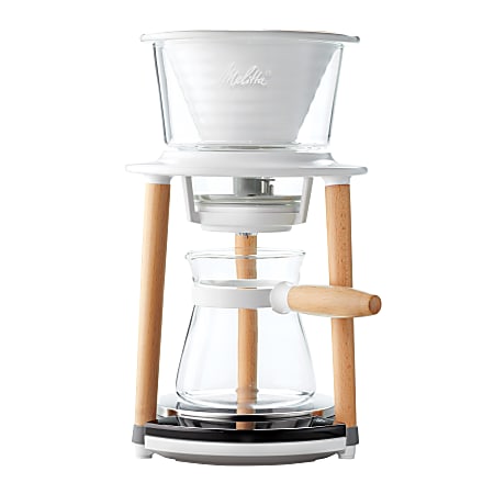 Melitta Senz V Smart 2-Cup Programmable Pour-Over Coffee System, White