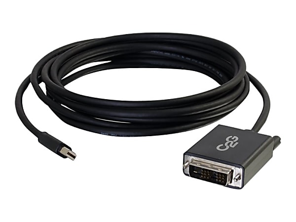 C2G 6ft Mini DisplayPort to DVI Adapter Cable - M/M - DisplayPort cable - single link - Mini DisplayPort (M) to DVI-D (M) - 6 ft - black