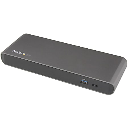 StarTech.com Thunderbolt 3 Docking Station - Compatible with Windows / macOS - Supports Dual 4K HD Displays - TB3DKDPMAW - Dual 4K HD Display Support or Single 5K Monitor Support - 40Gbps Throughput - Dock your Thunderbolt 3 MacBook or Laptop