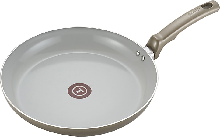 T-Fal Ceramic Chef Cookware 11-1/2" Fry Pan, Champagne