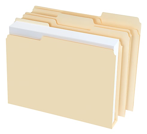 Pendaflex® Double Stuff® File Folders, 1 1/2" Expansion, Letter Size, Manila, Pack Of 24
