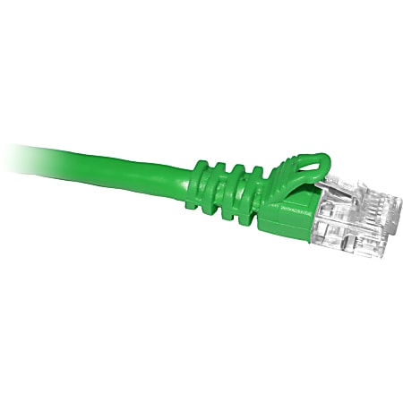 ClearLinks 14FT Cat. 6 550MHZ Green Molded Snagless Patch Cable - 14 ft Category 6e Network Cable for Network Device - First End: 1 x RJ-45 Network - Male - Second End: 1 x RJ-45 Network - Male - Patch Cable - Green