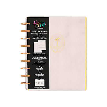 Happy Planner MonthlyWeekly Classic Disc Bound Academic Planner 7