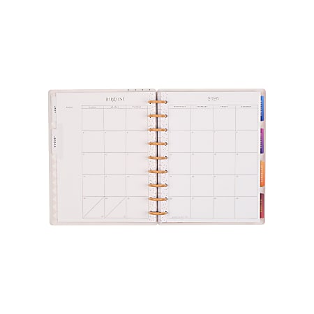 Happy Planner MonthlyWeekly Classic Disc Bound Academic Planner 7