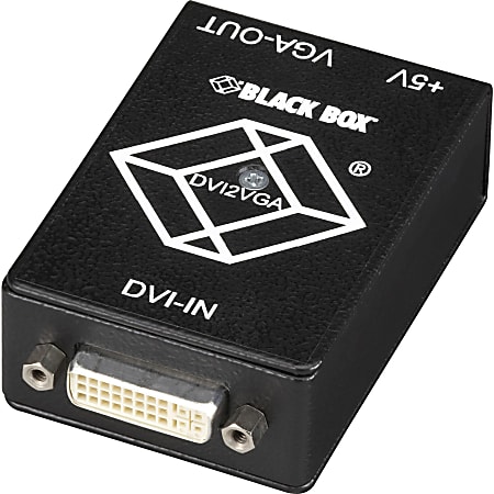 Black Box DVI-D to VGA Converter - Functions: