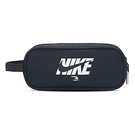 Nike 3BRAND Blitz Pencil Case, 3-3/4” x 9”, Black/White, Total Qty 1