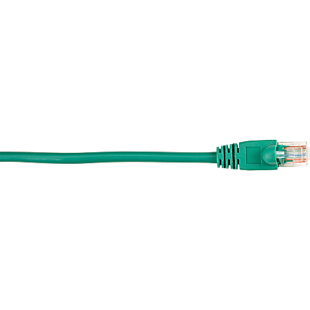 Black Box Connect Cat.5e UTP Patch Network Cable - 10 ft Category 5e Network Cable for Network Device - First End: 1 x RJ-45 Network - Male - Second End: 1 x RJ-45 Network - Male - 1 Gbit/s - Patch Cable - Gold Plated Contact - CM - 26 AWG - Green