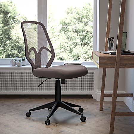 Flash Furniture Salerno Series Ergonomic Mesh High-Back Office Chair, Dark Gray