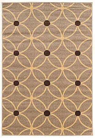 Honora Area Rug, 5' x 7', Lione Beige/Brown