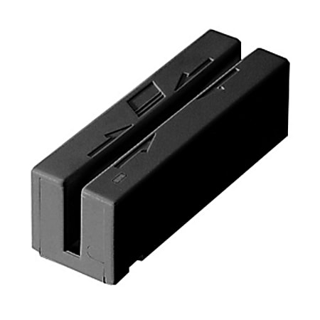 MagTek Magstripe Swipe Card Reader Mini Port-Powered RS-232 - Magnetic card reader (Tracks 1 & 2) - RS-232 - black