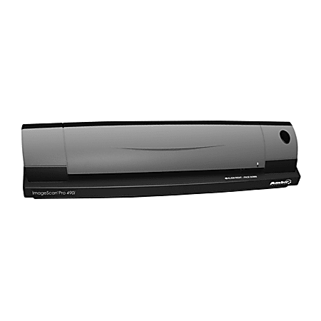 ImageScan Pro DS490 Duplex Document Scanner Bundled w/AmbirScan Pro - 48-bit Color - 8-bit Grayscale - USB