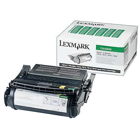 Lexmark™ 12A5849 High-Yield Return Program Black Toner Cartridge