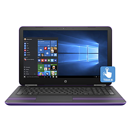 HP 15 aw068nr Pavilion Laptop 15.6 Touch Screen AMD A9 4GB Memory