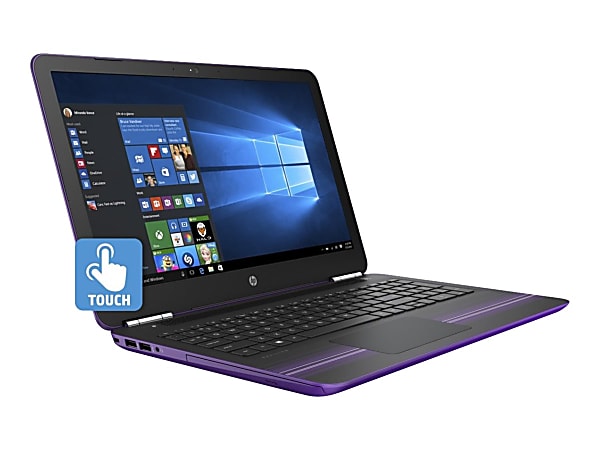 HP 15 aw068nr Pavilion Laptop 15.6 Touch Screen AMD A9 4GB Memory