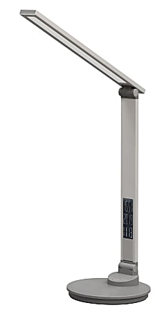 UltraBrite Zen Series Alex LED Desk Lamp, 30-3/4"H, Gray