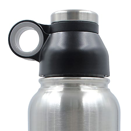 Brentwood Vacuum Bottle Thermos 1.5 Liter Stainless Steel Wide Mouth, 2 Pack