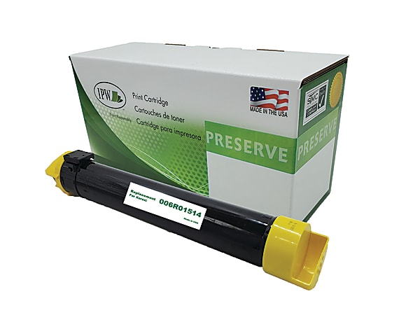 IPW Preserve Remanufactured Yellow Extra-High Yield Toner Cartridge Replacement For Xerox® 006R01514, 006R01514-R-O