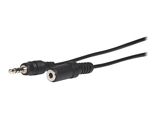 Comprehensive Standard Series 3.5mm Stereo Mini Plug To Jack Audio Cable, 10'