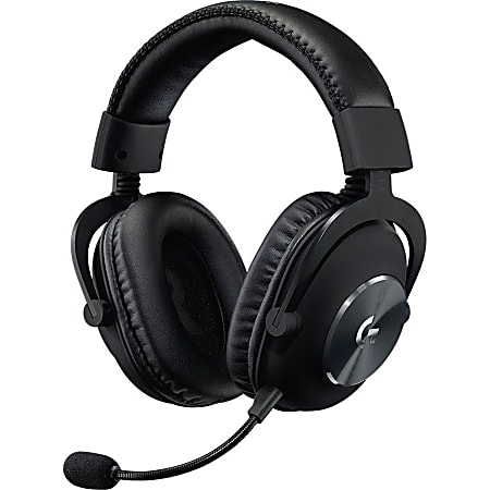 Logitech PRO X Gaming Headset with Blue Vo!ce - Stereo - Mini-phone (3.5mm) - Wired - 35 Ohm - 20 Hz - 20 kHz - Over-the-head - Binaural - Circumaural - Electret, Condenser, Uni-directional, Cardioid Microphone - Noise Canceling - Black