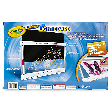  Crayola Dry Erase Light Up Board Drawing Set Age 5+ : Toys &  Games